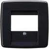 Kopp 339715181 - Copertura per presa telefonica TAE, con vite di fissaggio, adatta per 1-3 connettori, colore: Antracite