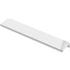 GTV HEXI - Maniglia per mobile da bordo interasse 192 mm, lunghezza 225 mm, design minimalista moderno, in alluminio, finitura cromata lucida, per cassetti e porte della cucina