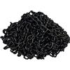 Corderie Italiane 006007449 Catena Gourmette, Nera, 1.5 x 5 x 2 mm, 3 mt