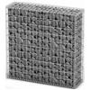 BAKAJI Rete Gabbione per Sassi in Acciaio Galvanizzato, Recinzione Orto da Giardino, Gabbioni Cestello Metallico Resistente alle Intemperie e Durevole, Muri di Sostegno Recinti (100 x 100 x 30 cm)