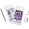 INDEX A PERFECT FIXING TASSELLI Set easykit | composto da: 4 Zone di spreizduebel (T4S Ø6, Nylon) truciolare + vite (4,0 X 45, zincato giallo) + RAMPINO a vite (4,1 X 37, zincato) + 1 trapano | 4 pezzi
