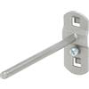 KS Tools 860.0802 Supporto p.utensili a gancio c.estremità dritta,100mm