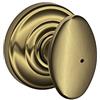 Schlage Siena Passage knob, FA40DNB609/F40SIE609AND