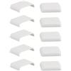 cyclingcolors 10x tappo coprivite di fissaggio frontale, bianco, tappo, protezione, foro, guida del cassetto