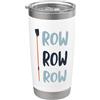 Whyitsme Design Rower Design per equipaggio e squadra di canottaggio Bicchiere termico in acciaio inox doppia parete