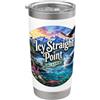 Happy Destiny Icy Straight Point Alaska, AK, Stati Uniti d'America Bicchiere termico in acciaio inox doppia parete