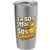 Mac And Cheese Lover Gifts Barzelletta sul cibo per gli amanti del formaggio e del Mac Bicchiere termico in acciaio inox doppia parete