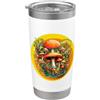 Raccoglitori di funghi accessori regali Funghi coltivatore accessori Mushrooms Raccoglitori funghi Bicchiere termico in acciaio inox doppia parete