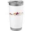 Raccoglitori di funghi accessori regali Funghi coltivatore Raccoglitori di funghi Mushrooms Funghi Bicchiere termico in acciaio inox doppia parete