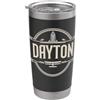Urban Ohio Travel Enthusiast City Attrezzatura da viaggio Urban Explorer per Dayton Ohio City Bicchiere termico in acciaio inox doppia parete