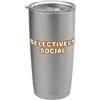 Selective Social Introvert designs Batteria sociale introversa selettivamente sociale Bicchiere termico in acciaio inox doppia parete