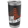 Golden Gate Enthusiasts Bridge Lovers Amo il Golden Gate Bridge di San Francisco Bicchiere termico in acciaio inox doppia parete
