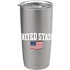 U.S. Flag United States Tees and Gifts U.S. Flag Men Women Kids United States Graphic Bicchiere termico in acciaio inox doppia parete