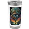 Geonetiqué Designs Design fantasy visionario di Surreal Eye Portal Bicchiere termico in acciaio inox doppia parete