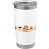 Raccoglitori di funghi accessori regali Funghi coltivatore Raccoglitori di funghi Mushrooms Funghi Bicchiere termico in acciaio inox doppia parete