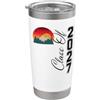 Senior Class Of 2027 Retro Mountain Sapp Classe senior del 2027 Retro Mountain Sunrise HS-College Grad Bicchiere termico in acciaio inox doppia parete