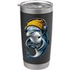Dolphin Gamer Ocean Lovers Dolphin Gamer Ocean - Cuffie da gioco, motivo: creatura marina Bicchiere termico in acciaio inox doppia parete