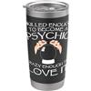 Cool Psychic Humor Quote Merch Abbigliamento psichico - Grande divertente Mediums Design Bicchiere termico in acciaio inox doppia parete