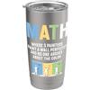 Funny Math Teacher Algebra Geometry Gift Matematica Algebra Problemi Matematica Insegnante Stundets Matematica Club Matematica Bicchiere termico in acciaio inox doppia parete