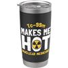 Radioactive Medicine Nuclear Medicine Jo Tecnologo di medicina nucleare Radiologo Radiologia divertente Bicchiere termico in acciaio inox doppia parete