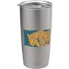 Unknow Carmela Vintage Jaguar Wild Animal Safari Jaguar Amante Bicchiere termico in acciaio inox doppia parete