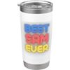 Sam Name Designs Il miglior Sam di sempre - Nome divertente Sam Bicchiere termico in acciaio inox doppia parete