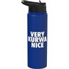 Vintage Very Kurwa Nice Poland Polska Ve Very Kurwa Nice Poland Polska Polskie Very Nice Stainless Steel Insulated Water Bottle
