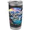 Happy Destiny Icy Straight Point Alaska, AK, Stati Uniti d'America Bicchiere termico in acciaio inox doppia parete