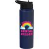 Retro Serial Killer Shirts Il serial killer più bello del mondo | Sarcastic Retro Serial Killer Stainless Steel Insulated Water Bottle