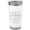 Vintage Very Kurwa Nice Poland Polska Ve Very Kurwa Nice Poland Polska Polskie Very Nice Bicchiere termico in acciaio inox doppia parete
