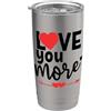 Couple Anniversary Mugs Love You More Hu I Love You More Sign When I Say Love You Most The End I Win Bicchiere termico in acciaio inox doppia parete