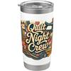 Jimbeels Quilt Night Crew Cucito Patchwork Bicchiere termico in acciaio inox doppia parete