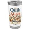 Sewing Bloom Studio Quilt Stack Society Quilting Club Bicchiere termico in acciaio inox doppia parete