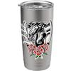 Urban Empyre Cavalli x Cavallo da corsa x Rose x Ferro di cavallo Bicchiere termico in acciaio inox doppia parete
