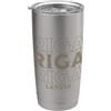 Latvia born and Latvian apparel Vintage Riga Lettonia Bicchiere termico in acciaio inox doppia parete