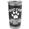 profession academic degree university ca Dottore in Medicina Veterinaria (D.V.M.) Medicina Animale Bicchiere termico in acciaio inox doppia parete