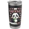Regali di Panda e Maglette di Panda Carino Panda Ragzza Donne Bambina Panda Bicchiere termico in acciaio inox doppia parete