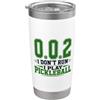 Pickleball player humor 0.0.2 I Don't Run I Play Pickleball Funny Pickleball Bicchiere termico in acciaio inox doppia parete