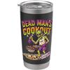 Spooky Summer Graphics Co. Dead Man's Cookout Divertente Zombie Grill Beach Chef Halloween Bicchiere termico in acciaio inox doppia parete