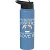 Cool Psychic Humor Quote Merch Abbigliamento psichico - Grande divertente Mediums Design Stainless Steel Insulated Water Bottle