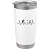 Disc-Golf Accessori Regalo Shirts Disc-Golf-Player Disc-Golfing Game Cardiogram Disc-Golf Bicchiere termico in acciaio inox doppia parete