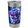 Skull Collection by ApiDesign Gamer Teschio Visore VR Videogiochi Skull Gaming Console Bicchiere termico in acciaio inox doppia parete