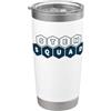 STEM Squads Hexagon Designs STEM Squad Science Technology Engineering & Matematica Insegnante Bicchiere termico in acciaio inox doppia parete