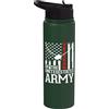 Flo Design Father's Day Outfits United States Army Veteran Father's Day Dad Grandpa Veteran Stainless Steel Insulated Water Bottle