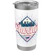 Phoenix Arizona Stati Uniti Skyline Vintage USA Souvenir Bicchiere termico in acciaio inox doppia parete
