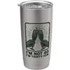 Im Not Forty Im Thirty Ten Funny Birthda Io non sono 40 Im 30 Dieci Compleanno Bicchiere termico in acciaio inox doppia parete