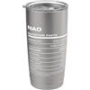 Nao Nutrition Facts Name Funny Birthday Nao Dichiarazione Nutrizionale Nome Divertente Bicchiere termico in acciaio inox doppia parete