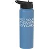 Cool Psychic Humor Quote Merch Abbigliamento psichico - Design divertente con grandi mezzi Stainless Steel Insulated Water Bottle