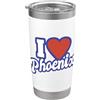 I Love Names Amo Phoenix Bicchiere termico in acciaio inox doppia parete