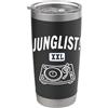Fest Junglist Music Drum And Bass Dance Rave Jungle DJ Giradischi Bicchiere termico in acciaio inox doppia parete